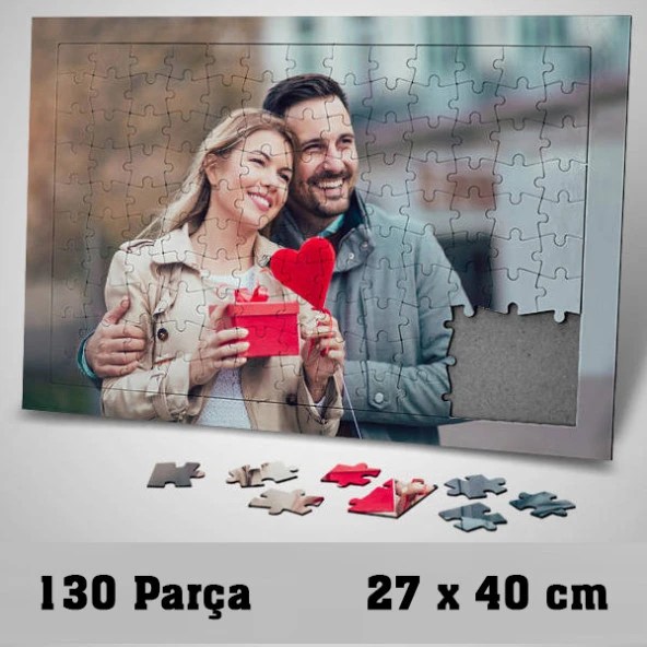 Puzzle A4 130 Parça Kişiye Özel