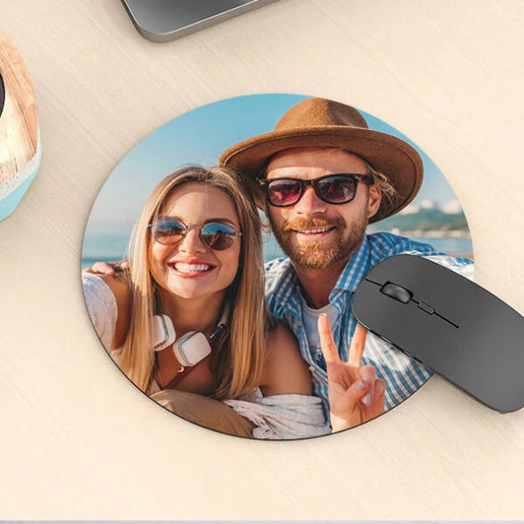 Yuvarlak Mousepad Kişiye Özel ürün görseli 1