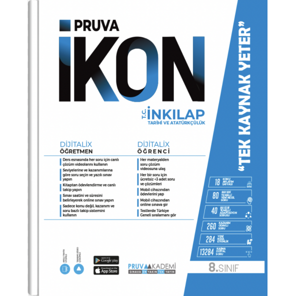 8. SINIF İKON İNKILAP TARİHİ