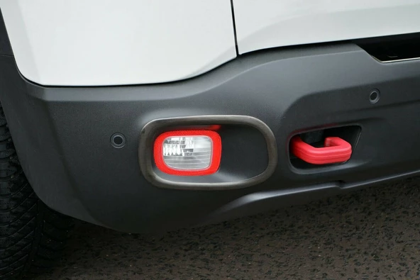 OMSA Jeep Renegade Siyah Krom Reflektör Çerçevesi 2 Parça 2014 ve Sonrası - 1