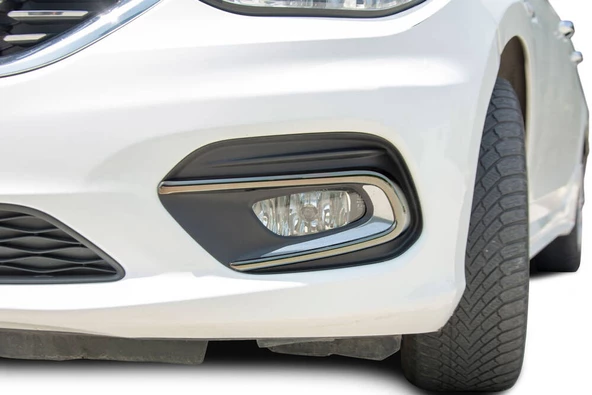 OMSA Fiat Egea Siyah Krom Sis Far Çerçevesi 2 Parça 2015-2020 Arası - 3