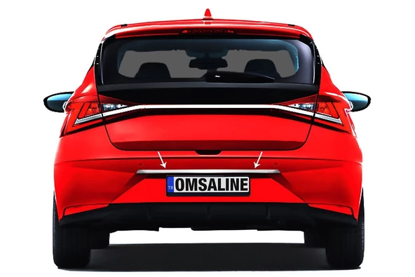 OMSA Hyundai İ20 Krom Bagaj Çıtası Plaka Üstü 2020 ve Sonrası