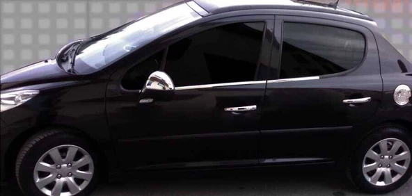 OMSA Peugeot 207 Krom Ayna Kapağı 2 Parça 2006-2012 Arası - 3