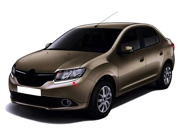OMSA Renault Symbol 3 Krom Far Kaşı 2 Parça 2013-2017 Arası - 1