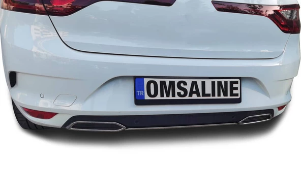 OMSA Renault Megane 4 HB Krom Egzoz Çıkışı 2 Parça 2016-2020 Arası - 3