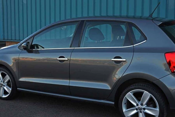 OMSA VW Polo 6R HB Krom Cam Alt Çıtası 2009-2017 Arası - 5