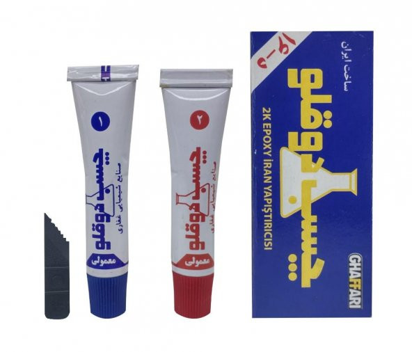 3 Adet Çift Karışım Soğuk Kaynak Macun Yapıştırıcı 63 Gr Ghaffari - Resim 3