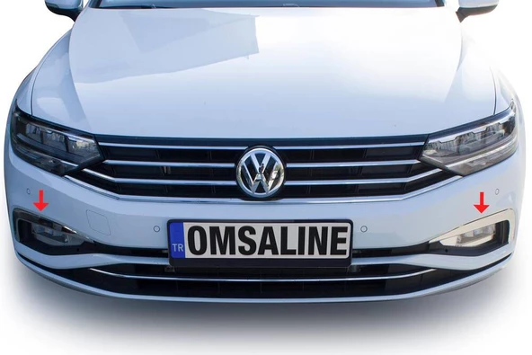 OMSA VW Passat B8.5 Krom Sis Farı Çerçevesi 2 Parça 2019 ve Sonrası - 2