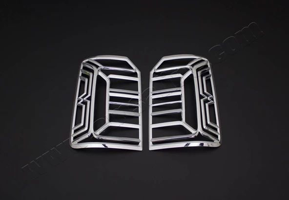 OMSA Omkar VW Caddy Minivan Krom Stop Çerçevesi 2 Parça Abs Krom 2015-2019 Arası