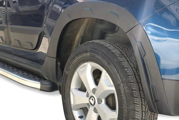 OMSA Dacia Duster Çamurluk Dodikleri Damalı 8 Parça ABS 2018-2024 Arası