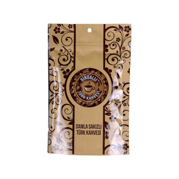 Bindallı 100 gr Damla Sakız Aromalı Türk Kahvesi