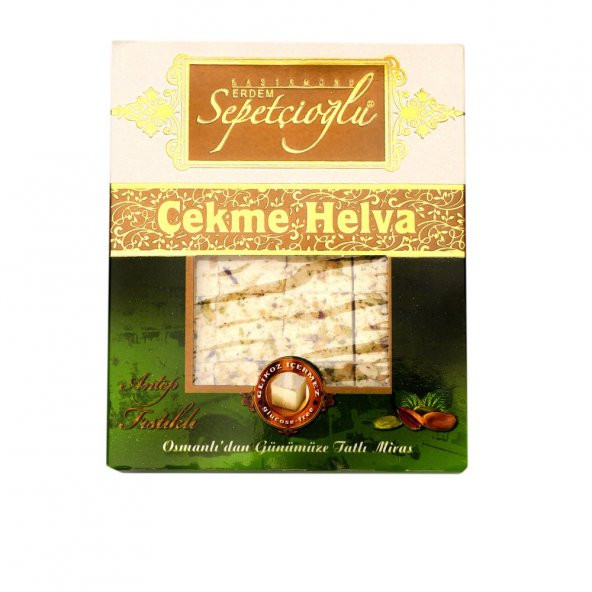 Erdem Sepetçioğlu  Antep Fıstıklı Çekme Helva (V) 120 gr