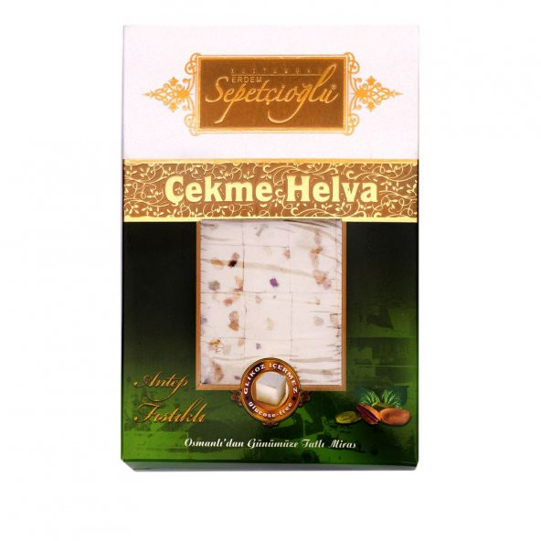 Erdem Sepetçioğlu Antep Fıstıklı Çekme Helva (V) 280 gr