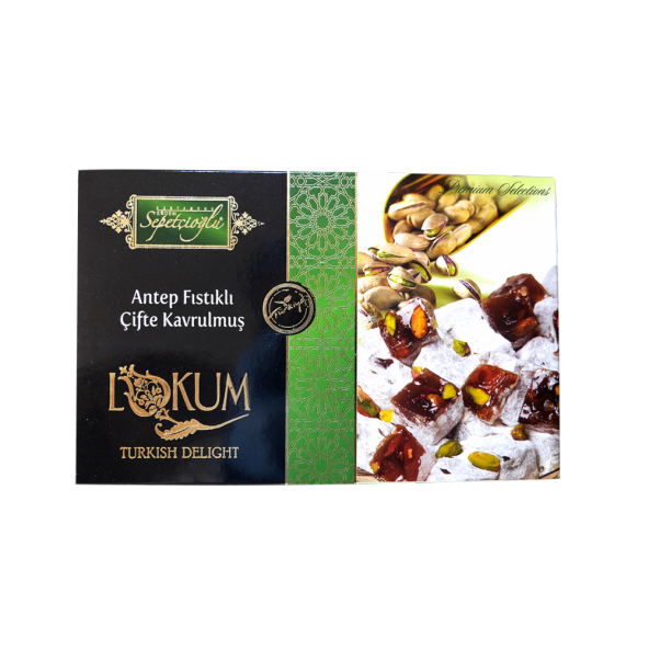 Erdem Sepetçioğlu Antep Fıstıklı Çifte Kavrulmuş Lokum 300 gr
