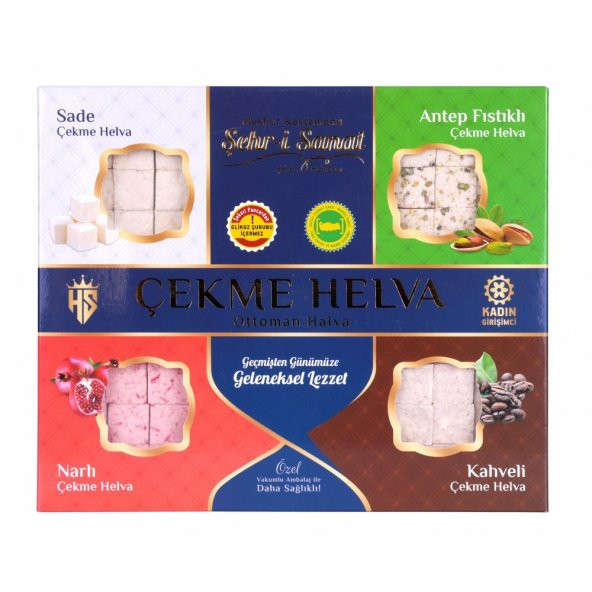 Şehri Sanat Dörtlü Special Çekme Helva (V) 400 gr