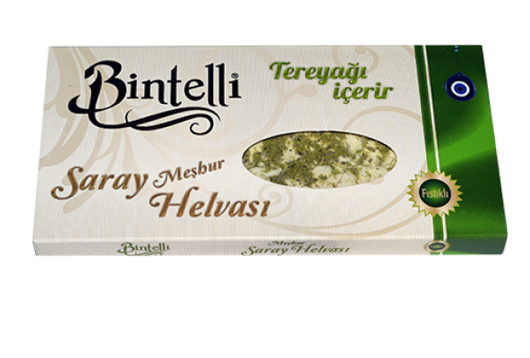 Bintelli Saray Helvası Antep Fıstıklı Çekme Helva 200 Gr