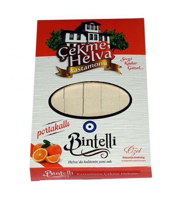 Bintelli Portakallı Çekme Helva (V) 250 gr