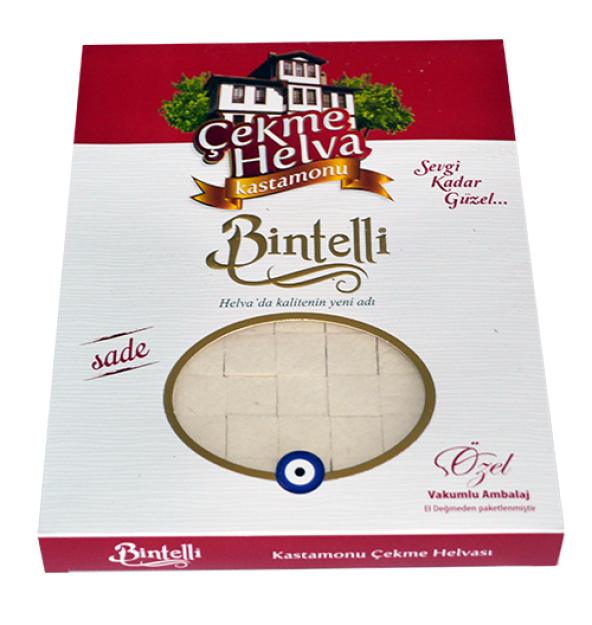 Bintelli Sade Çekme Helva (V) 500 gr ürün görseli