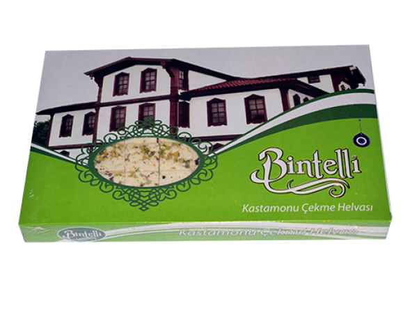 Bintelli Antep Fıstıklı Çekme Helva 550 gr
