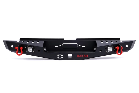 OMSA Mitsubishi L200 Dakar Çelik Arka Tampon Ledli Sensörsüz 2007-2010 Arası