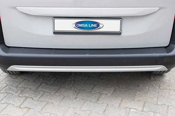 OMSA Peugeot Partner 3 Arka Tampon Eşiği Plastik 2019 ve Sonrası