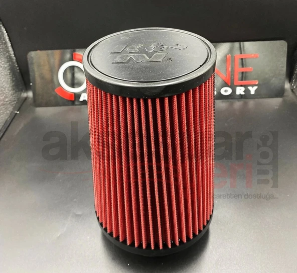 K&N Kn Performans Artırıcı Açık Hava Filtresi 7.6cm Huni Tip Kırmızı Renk  - Yüksek Performans - 6