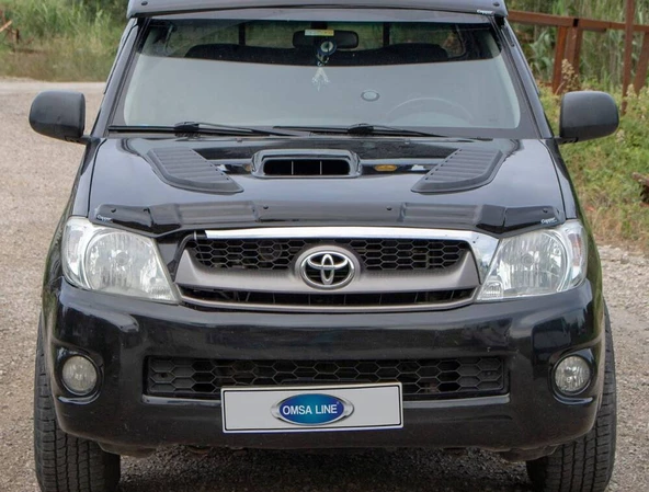 OMSA Toyota Hilux Ön Kaput Rüzgarlığı-Koruyucu Desenli Model 2006-2012 Arası