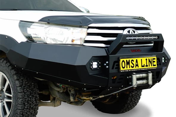 OMSA Toyota Hilux Dakar Çelik Ön Tampon Sensörsüz 2015-2020 Arası