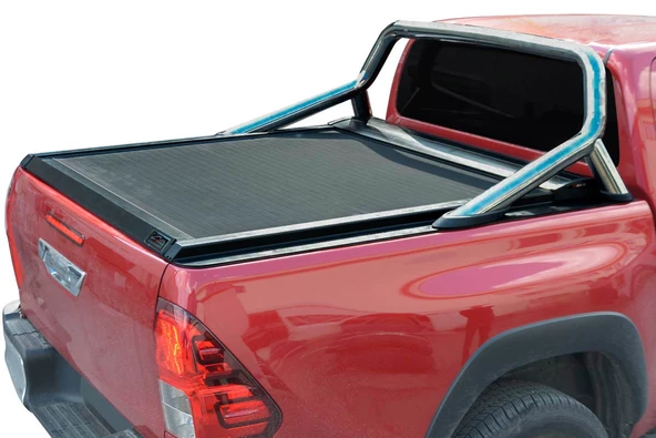 OMSA Toyota Hilux Omback Sürgülü Bagaj Kapama Siyah 2015 ve Sonrası