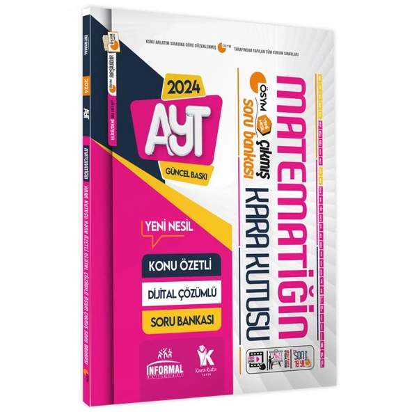 YKS-TYT-AYTnin Kara Kutusu SAYISAL ALTIN PAKET SET Konu Ö.Dijital Çözümlü Çıkmış Soru Bankası - 12