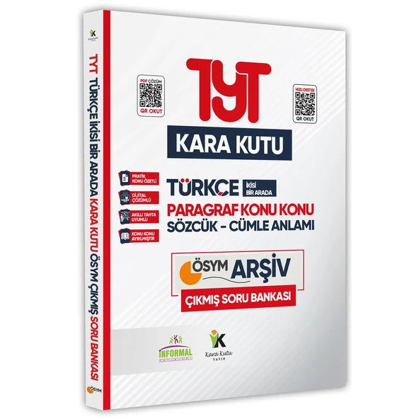 YKS-TYTnin Kara Kutusu SÖZEL ALTIN PAKET SET Konu Ö.Dijital Çözümlü ÖSYM Çıkmış Soru Bankası - 6