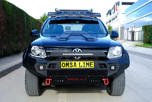 OMSA VW Amarok Dakar Çelik Ön Tampon Sensörsüz 2010-2021 Arası - 2