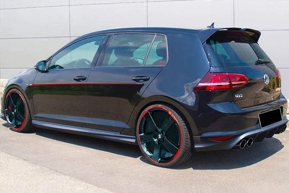 OMSA VW Golf 7 Tavan Üstü Spoiler Oettinger Boyasız ABS 2012-2019 Arası