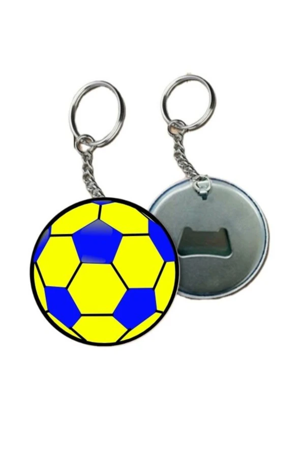 Özcan Tasarım Açacaklı Sarı Lacivert Anahtarlık ürün görseli