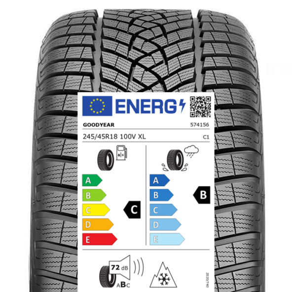 Goodyear UltraGrip Performance Plus 245/45 R18 100V XL FP Kış Lastiği - 2023 - 3