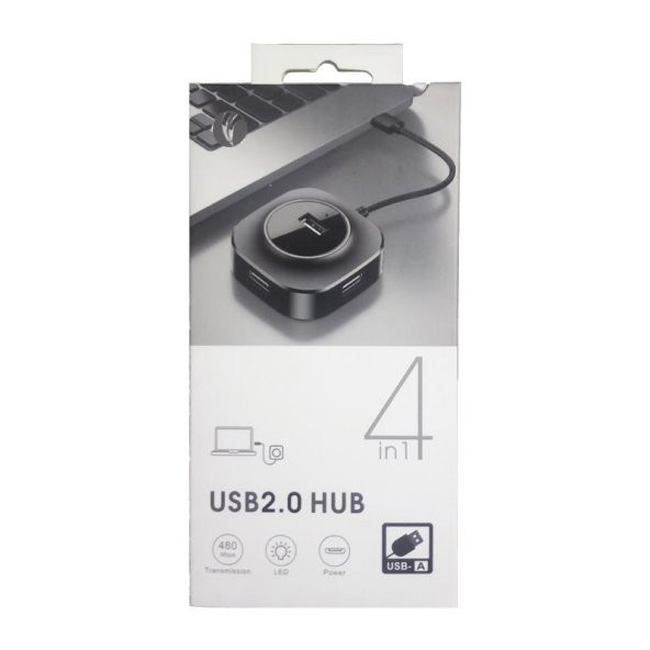Vcom USB Girişli 4 Port Usb 2.0 Çoklayıcı Hub, DH207 - 3