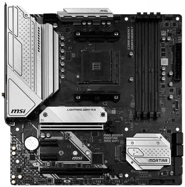 MSI Mag B550M Mortar Max Wi-Fi AM4 DDR4 Micro ATX Anakart Outlet - 3