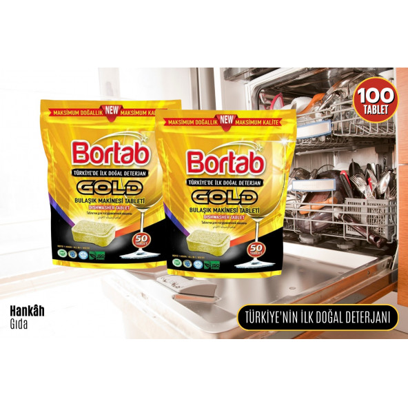 Bortab Bulaşık Makinesi Tableti 100 Adet
