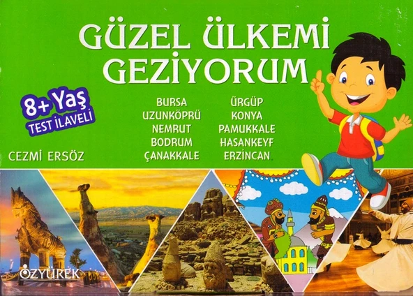 ÖZYÜREK GÜZEL ÜLKEMİ GEZİYORUM-8 YAŞ ( 10 KİTAP )
