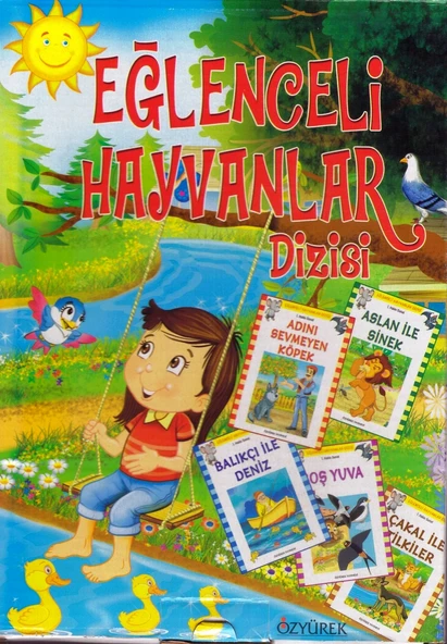 ÖZYÜREK EĞLENCELİ HAYVANLAR-1. SINIF ( 10 KİTAP )