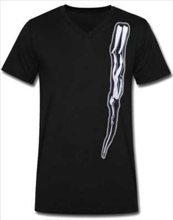 Blue Heaven Dalgıç T-shirt (Stick Spearfisher Siyah)  XL - 2