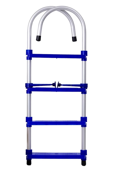 Hobi Store Portatif Tekne Merdiveni ( Mavi )  3 Basamaklı - 4