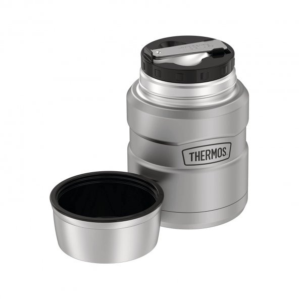 Thermos SK3000 Stainless King Yemek Termosu 0,47L Matte Stainless Steel 101311 - 4
