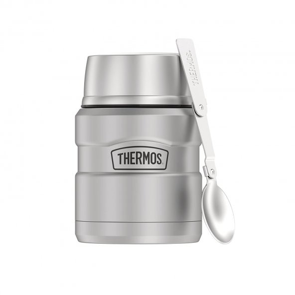 Thermos SK3000 Stainless King Yemek Termosu 0,47L Matte Stainless Steel 101311 - 6