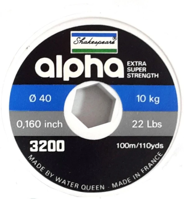 Shakespeare Alpha Black 100 mt. Misina  0,35 mm