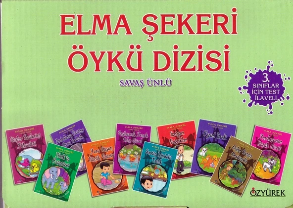 ÖZYÜREK ELMA ŞEKERİ ÖYKÜ DİZİSİ-3. SINIF ( 10 KİTAP )