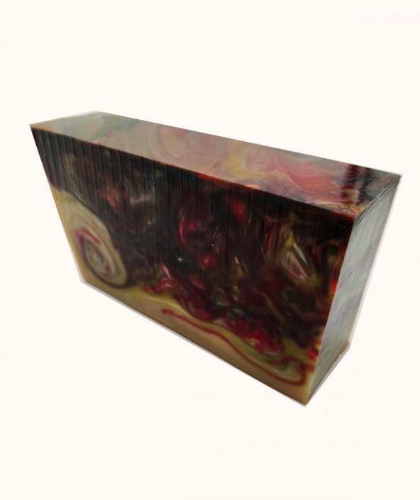 Multicolor Bonibon Sedefli Renkli Katalin Tesbih Hammaddesi - Resim 2