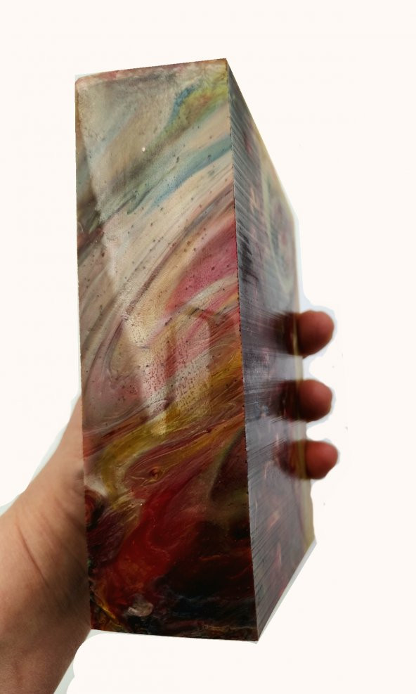Multicolor Sedefli Renkli Katalin Tesbih Hammaddesi - 4