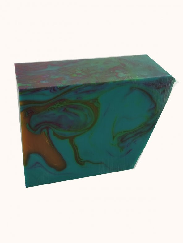 Renkli Turkuaz Katalin Hammadde 480 gr. - Resim 2