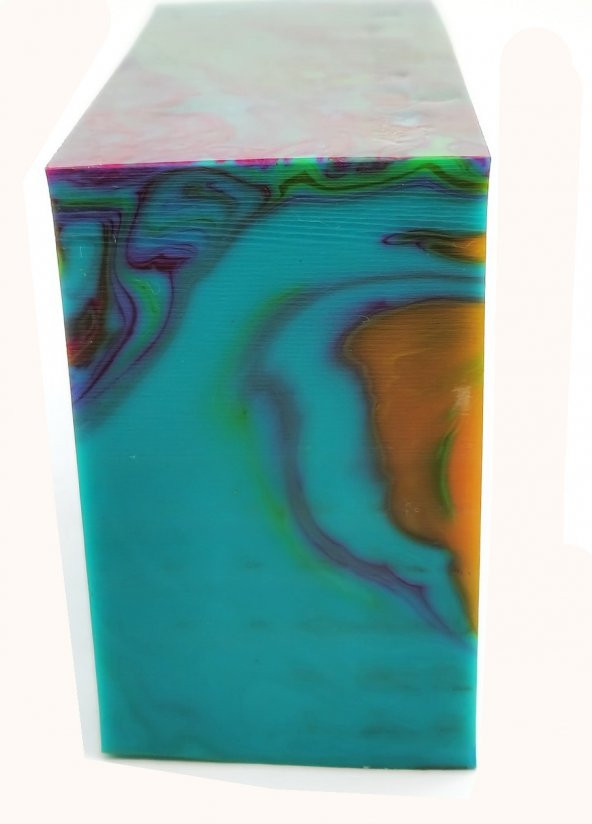 Renkli Turkuaz Katalin Hammadde 480 gr. - Resim 3